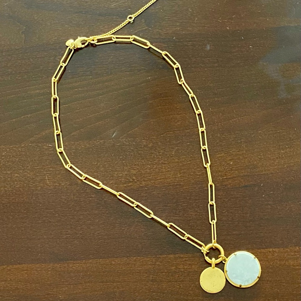 Madewell paperclip chain necklace